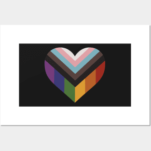 LGBTQIA+ Heart & Queer Love Posters and Art